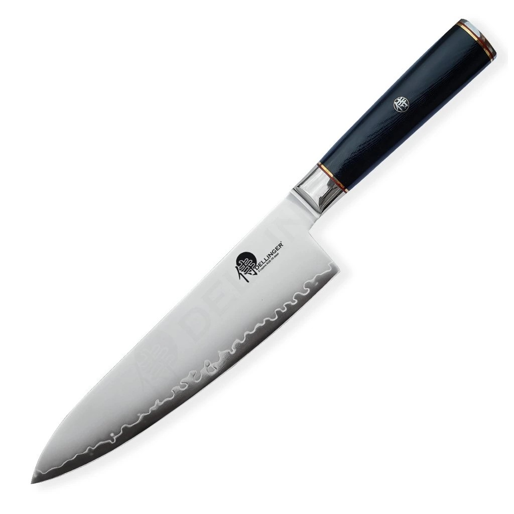foto Kucha�sk� n�� Chef 205 mm Dellinger Okami 3-layers AUS10